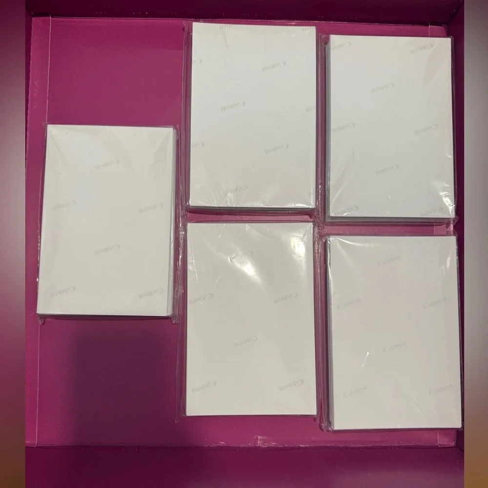 Canon Photo Paper Glossy White 4x6 Selling bundle of 5 packages